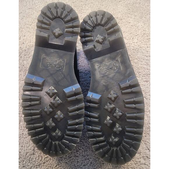 NWOT Dr Martens Adrian Quad Platform Tassel Loafers Black Smooth Leather - Picture 12 of 12